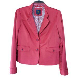 CBR Women’s Dark Peach Cropped Lined Blazer Size L